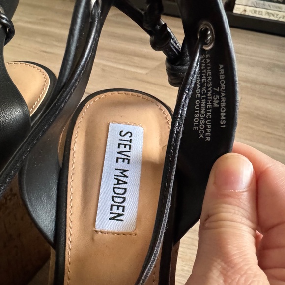 Steve Madden cork wedge sandal - Picture 4 of 4